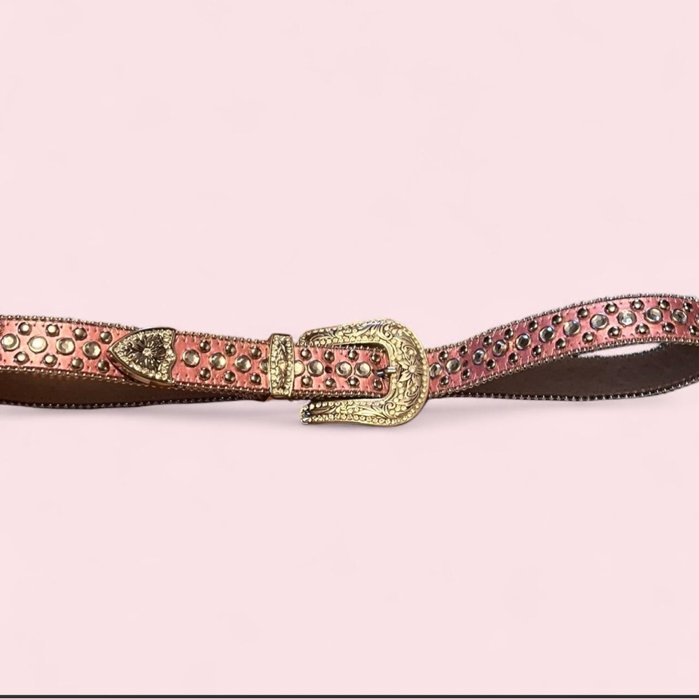Women’s Western Pink Bedazzled Megan Moroney Style Belt